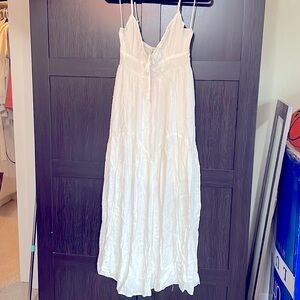 Hello Molly Chain Of Daisies Maxi Dress White Size L